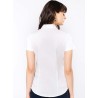 Chemise stretch manches courtes pour femme en coton, 120 g/m²