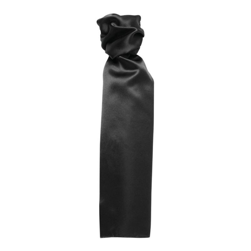 Foulard multi-usages en polyester satiné, format 140 x 25 cm