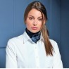 Foulard multi-usages en polyester satiné, format 140 x 25 cm