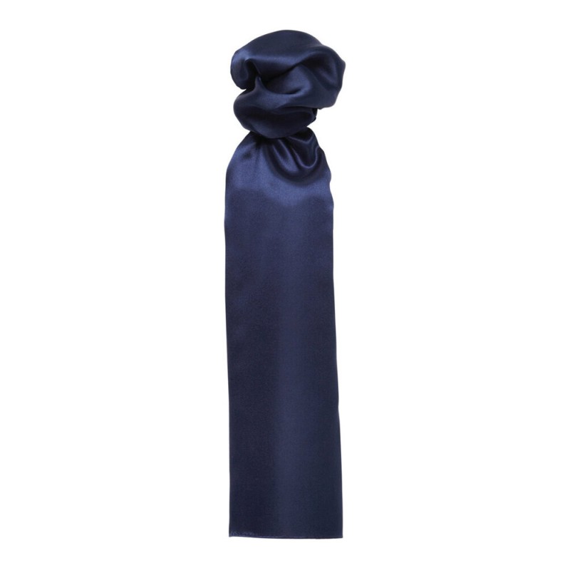 Foulard multi-usages en polyester satiné, format 140 x 25 cm