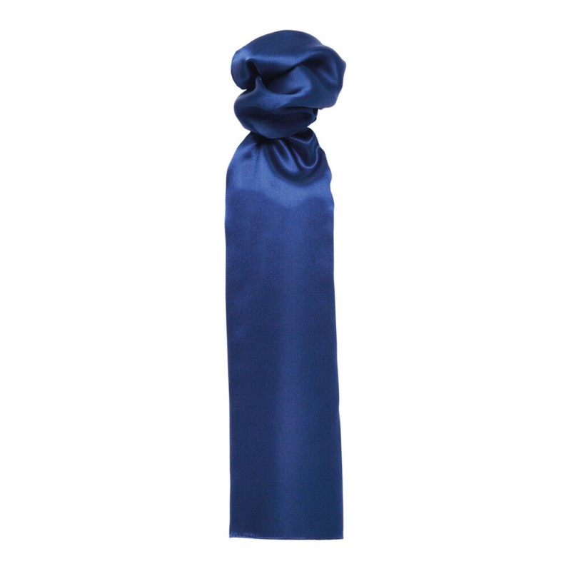 Foulard multi-usages en polyester satiné, format 140 x 25 cm