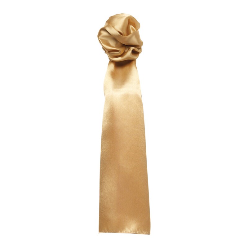Foulard multi-usages en polyester satiné, format 140 x 25 cm