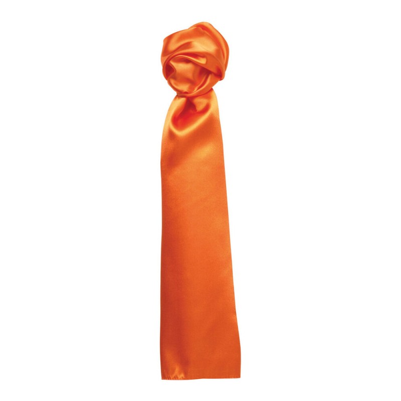 Foulard multi-usages en polyester satiné, format 140 x 25 cm