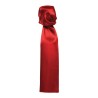 Foulard multi-usages en polyester satiné, format 140 x 25 cm
