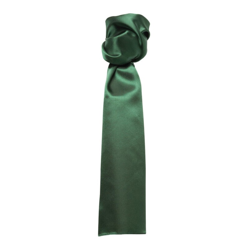 Foulard multi-usages en polyester satiné, format 140 x 25 cm