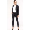 Pantalon femme coupe ajustée, 220 g/m²