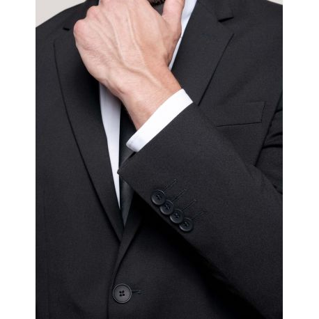 Veste de costume pour homme coupe ajustée, 220 g/m²