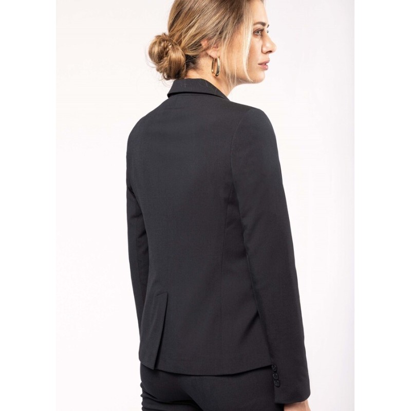 Veste de costume pour femme coupe ajustée, 220 g/m²