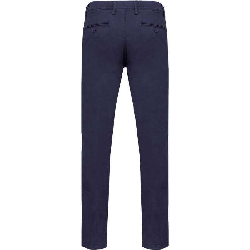 Pantalon chino premium homme en coton sergé, 260 g/m²