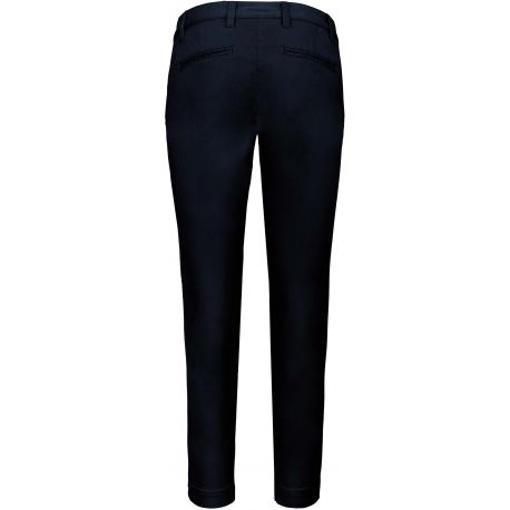 Pantalon chino premium femme 7/8ème en coton sergé, 245 g/m²