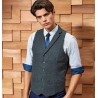 Gilet chevrons homme résistant et confortable, 300 g/m²