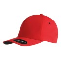 Casquette 6 panneaux DELTA en fibre de carbone anti-tache, dos fermé