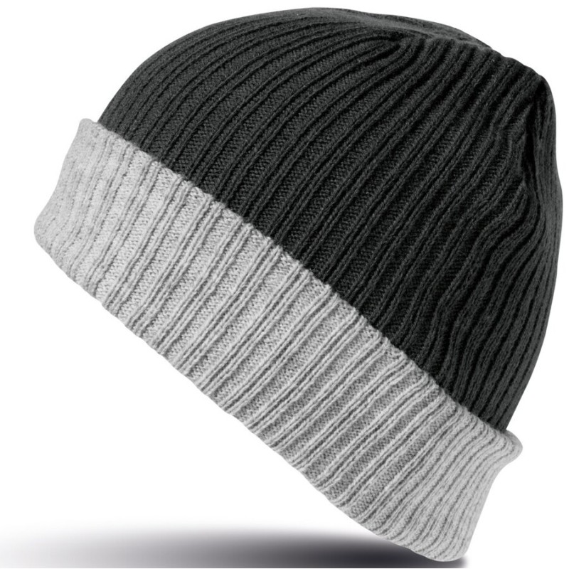 Bonnet tressé stretch doux et chaud, agréable à porter, NO LABEL