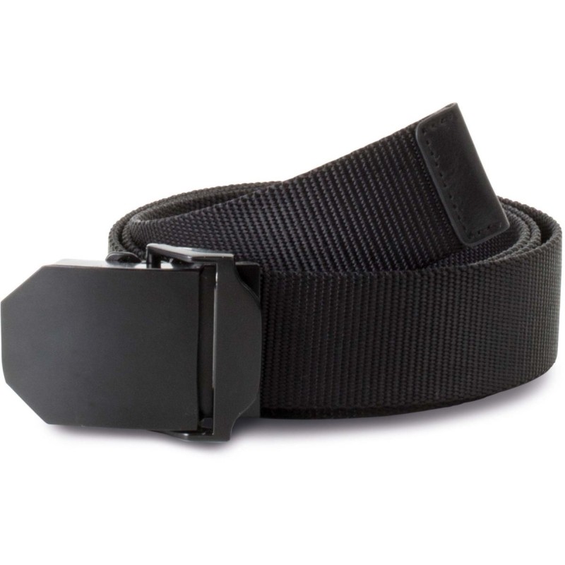 Ceinture en nylon, fermeture à boucle métallique résistante