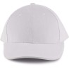 Casquette 6 panneaux en coton avec liseré contrasté, 260 g/m²