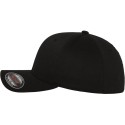 Casquette baseball 6 panneaux au toucher et aspect laine