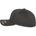 Casquette baseball 6 panneaux au toucher et aspect laine