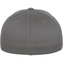 Casquette baseball 6 panneaux au toucher et aspect laine