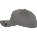 Casquette baseball 6 panneaux au toucher et aspect laine