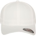 Casquette baseball 6 panneaux au toucher et aspect laine