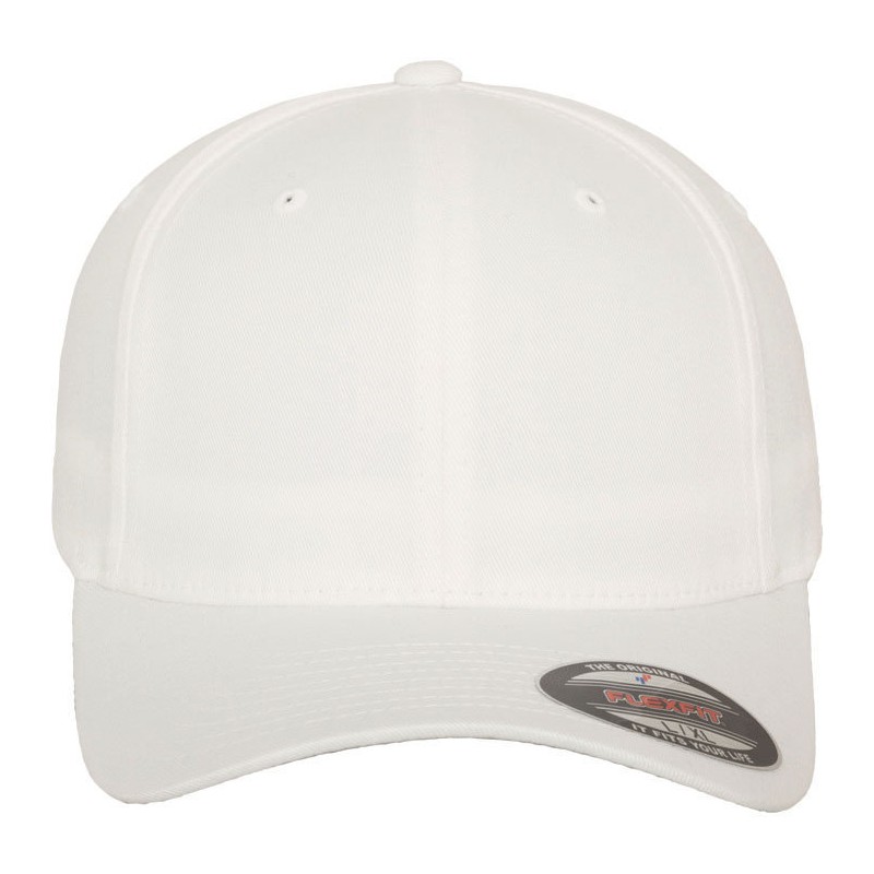 Casquette baseball 6 panneaux au toucher et aspect laine