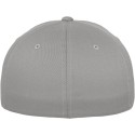 Casquette baseball 6 panneaux au toucher et aspect laine