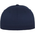 Casquette baseball 6 panneaux au toucher et aspect laine