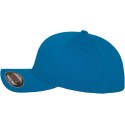Casquette baseball 6 panneaux au toucher et aspect laine