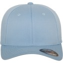 Casquette baseball 6 panneaux au toucher et aspect laine