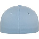 Casquette baseball 6 panneaux au toucher et aspect laine