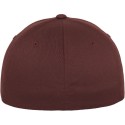 Casquette baseball 6 panneaux au toucher et aspect laine