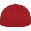 Casquette baseball 6 panneaux au toucher et aspect laine