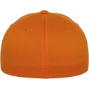 Casquette baseball 6 panneaux au toucher et aspect laine
