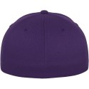 Casquette baseball 6 panneaux au toucher et aspect laine