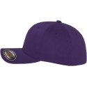 Casquette baseball 6 panneaux au toucher et aspect laine