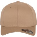 Casquette baseball 6 panneaux au toucher et aspect laine
