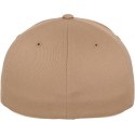 Casquette baseball 6 panneaux au toucher et aspect laine