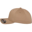 Casquette baseball 6 panneaux au toucher et aspect laine