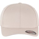 Casquette baseball 6 panneaux au toucher et aspect laine