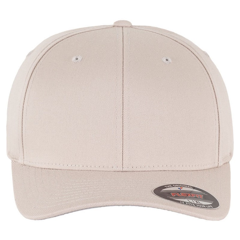 Casquette baseball 6 panneaux au toucher et aspect laine