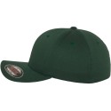 Casquette baseball 6 panneaux au toucher et aspect laine