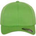 Casquette baseball 6 panneaux au toucher et aspect laine