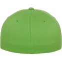 Casquette baseball 6 panneaux au toucher et aspect laine