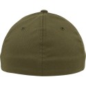 Casquette baseball 6 panneaux au toucher et aspect laine