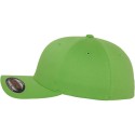 Casquette baseball 6 panneaux au toucher et aspect laine