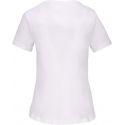 T-shirt fin femme en coton bio sans étiquette de marque, 110 g/m²