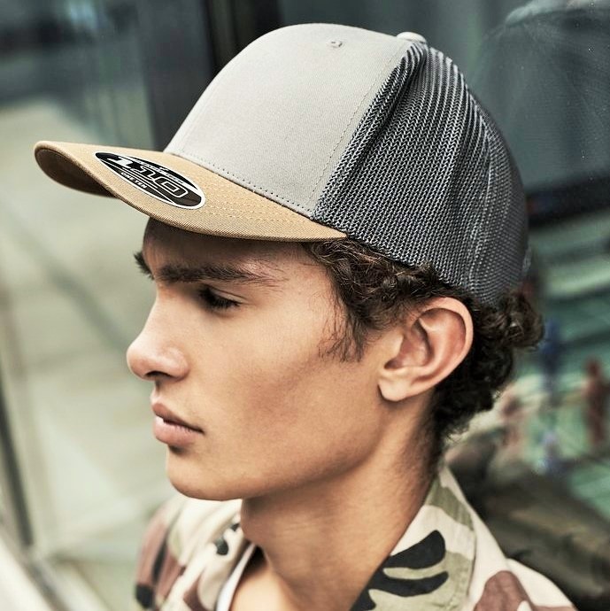 Casquette Trucker 6 Panneaux Avec Filet Visiere Legerement Incurvee