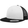 Casquette snapback trucker 5 panneaux décontractée bicolore