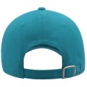 Casquette 6 panneaux bicolore en coton avec liseré sur la visière