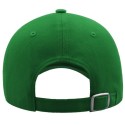 Casquette 6 panneaux bicolore en coton avec liseré sur la visière